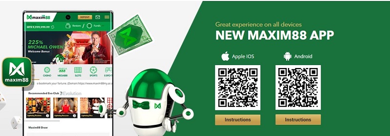Link tải app MAXIM88 cho Android và iOS