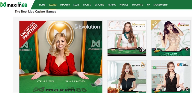 MAXIM88 Casino – đánh bài trực tuyến